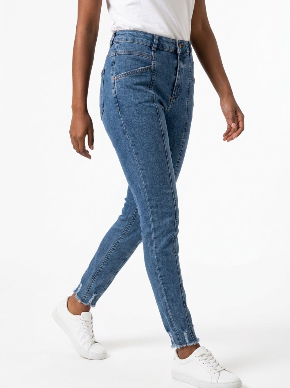ZARA | High-Rise Seam Detail Skinny Jeans Women’s Size 8